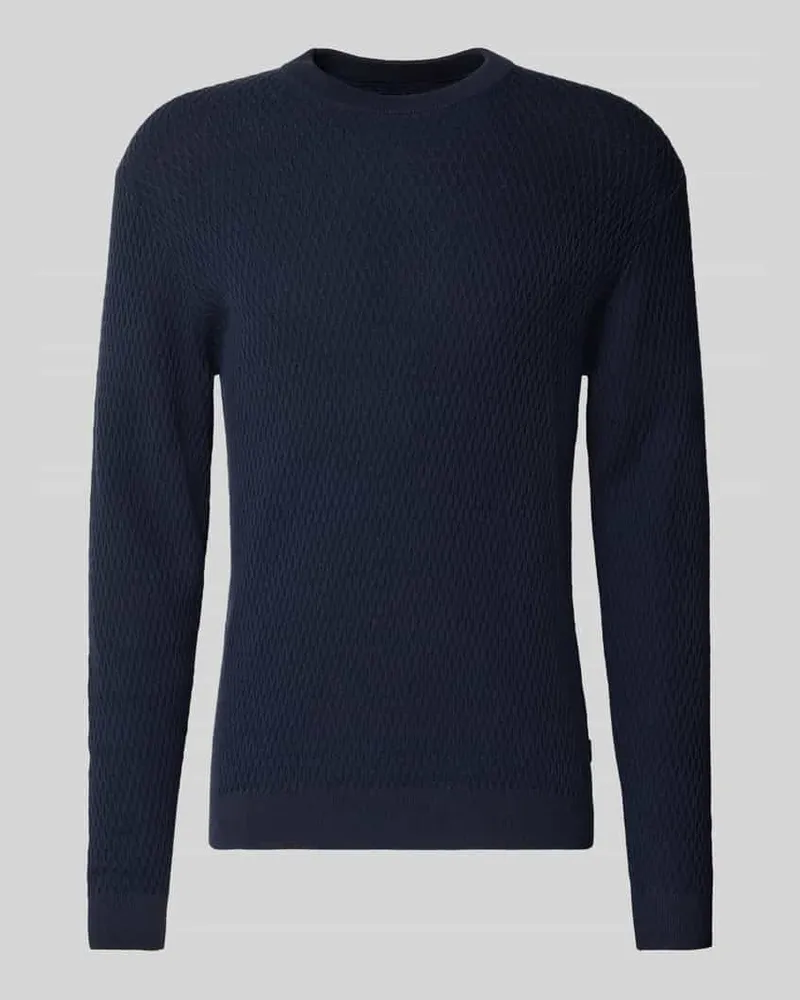Jack & Jones Strickpullover mit Rundhalsausschnitt Modell 'REAGAN 