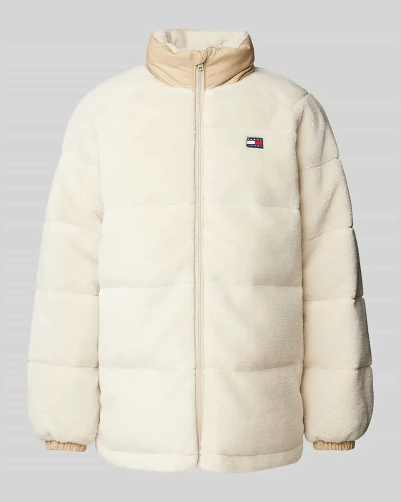 Tommy Hilfiger Jacke mit Teddyfell Offwhite