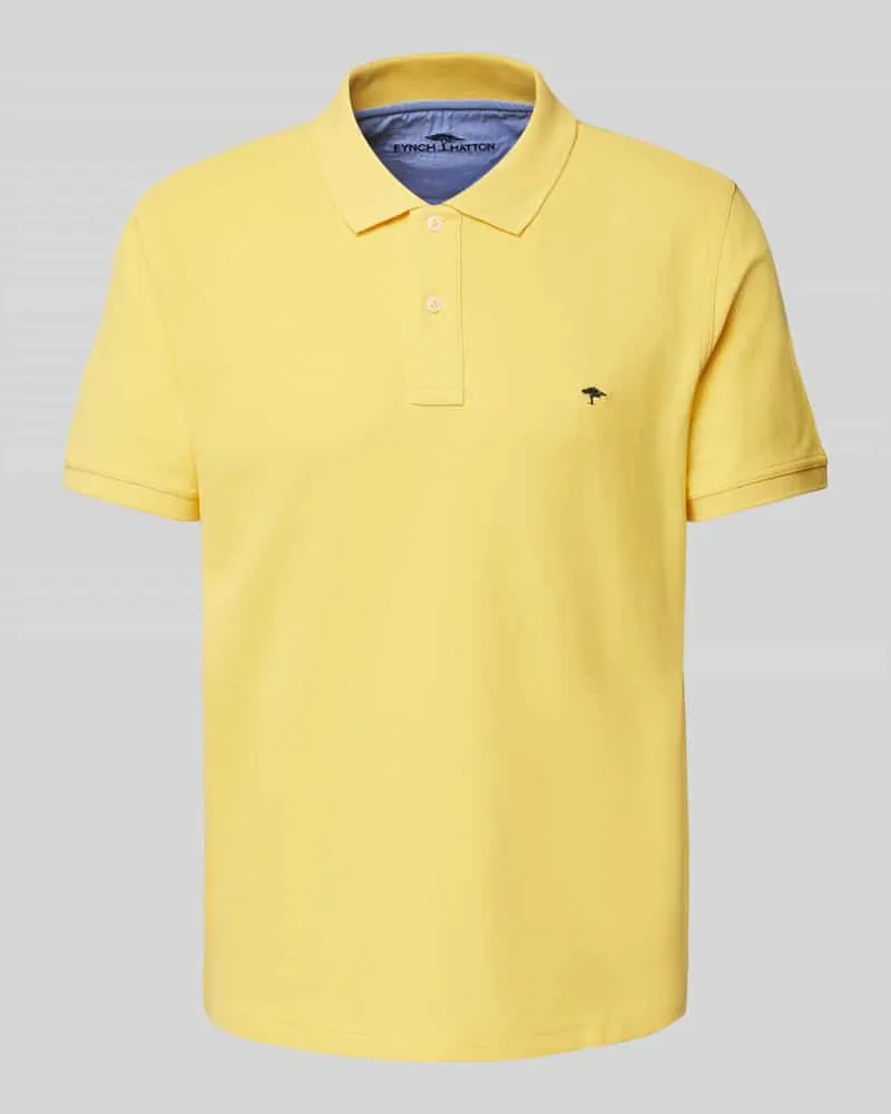 Fynch-Hatton Regular Fit Poloshirt mit Logo-Stitching 