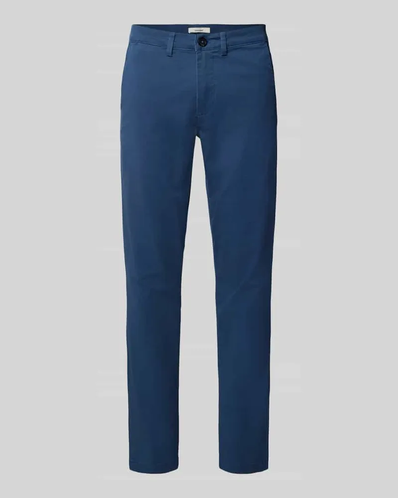 Selected Homme Slim Fit Chino aus Baumwoll-Mix Modell 'GABARDINE Petrol