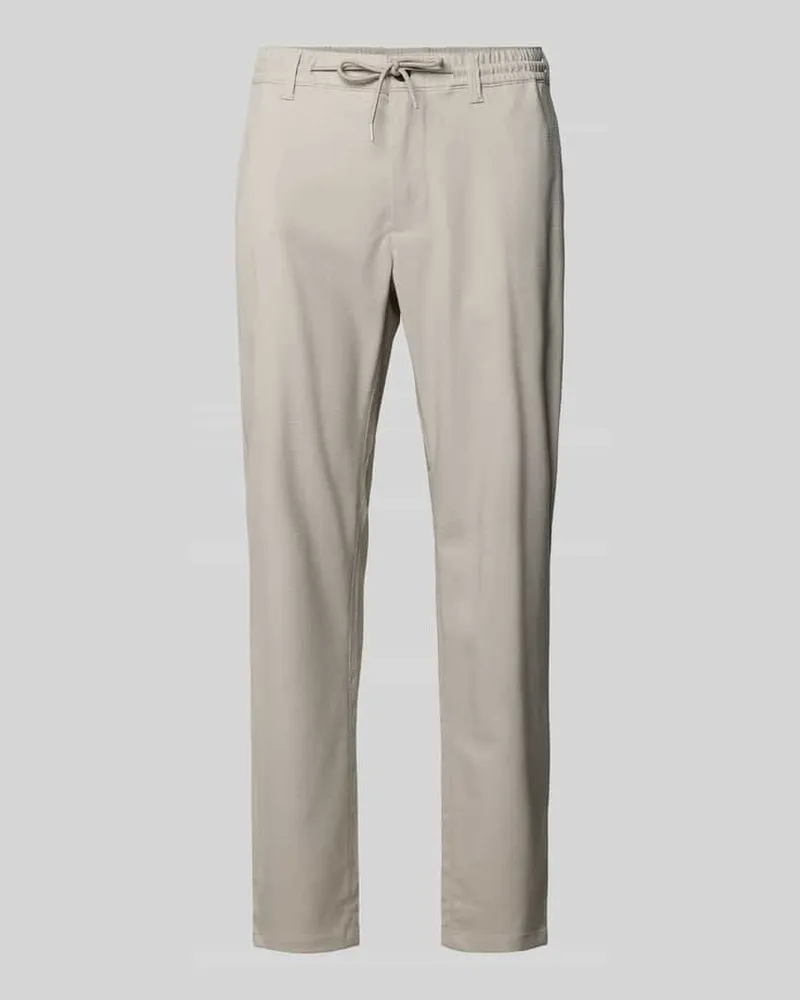 McNeal Stoffhose mit elastischem Bund Ecru