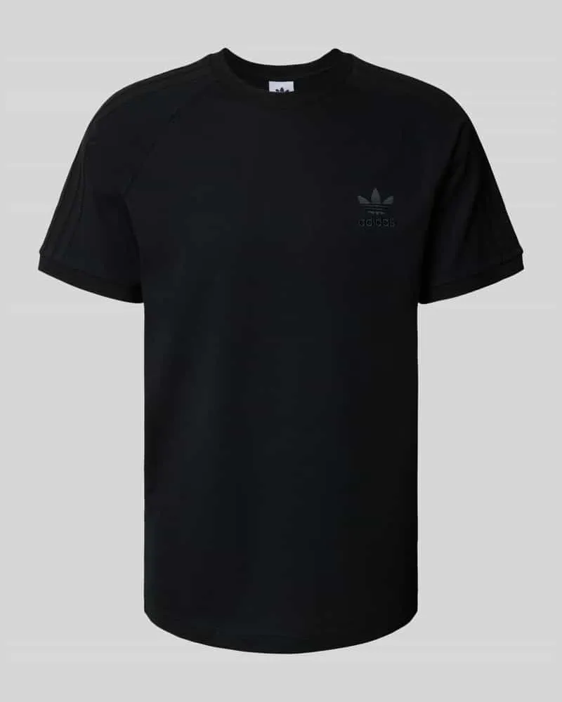 adidas T-Shirt mit Label-Stitching und Rundhalsausschnitt 