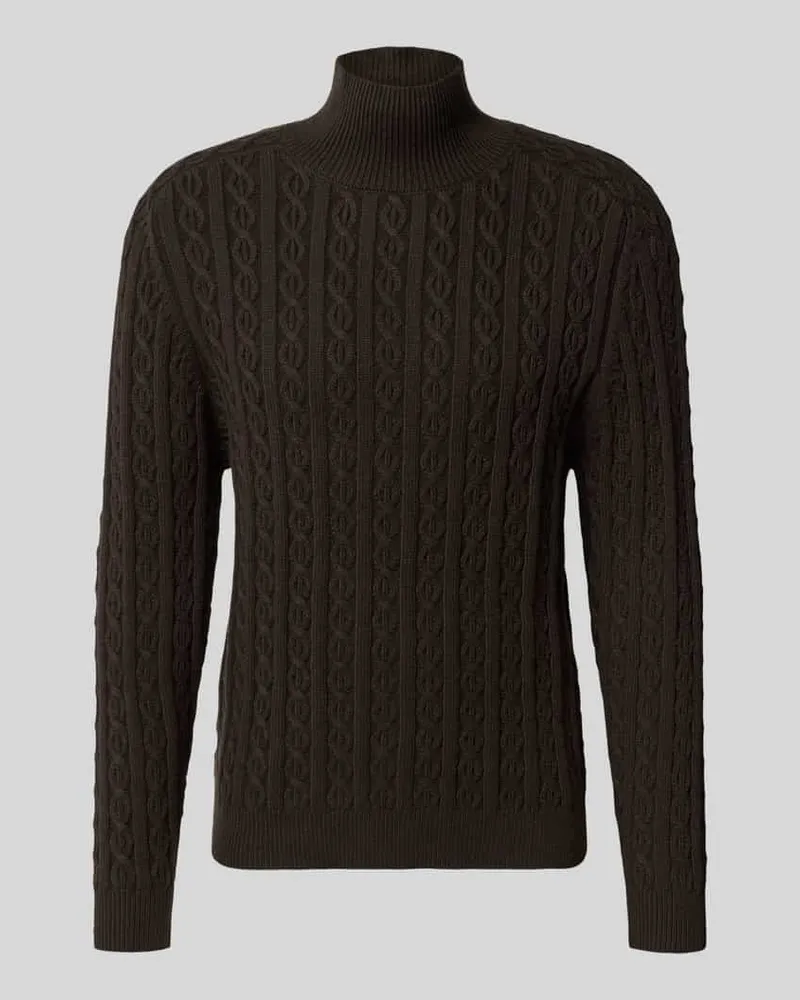 Drykorn Strickpullover mit Stehkragen Modell 'EDDARD 