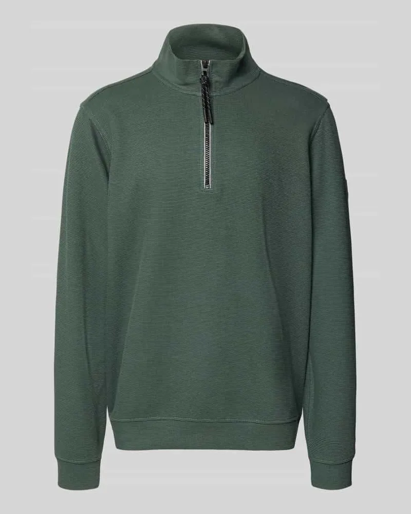 Lerros Relaxed Fit Sweatshirt aus Baumwoll-Mix Modell 'SELANIK Khaki