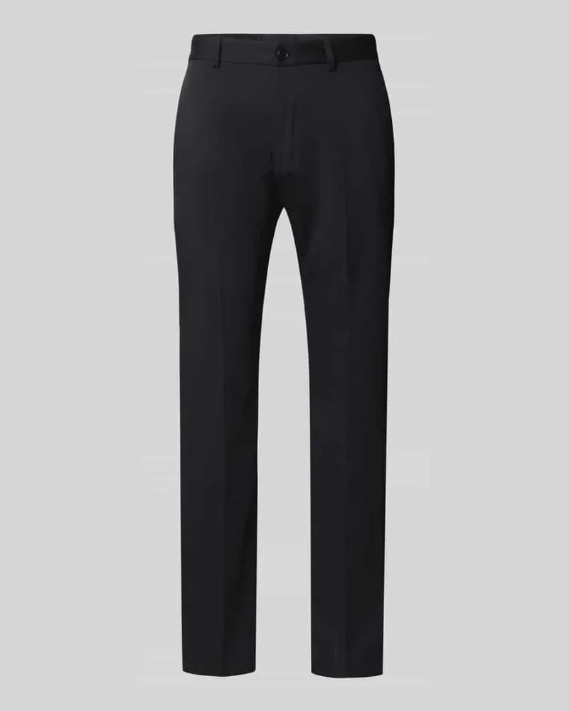 S.Oliver Slim Fit Anzughose mit Bügelfalten 