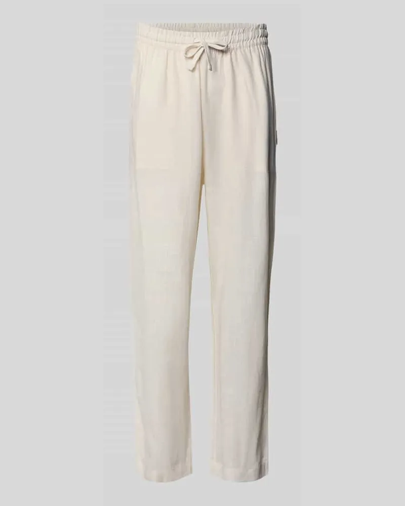 PEGADOR Wide Leg Stoffhose aus Viskose-Leinen-Mix Modell 'Lavus 