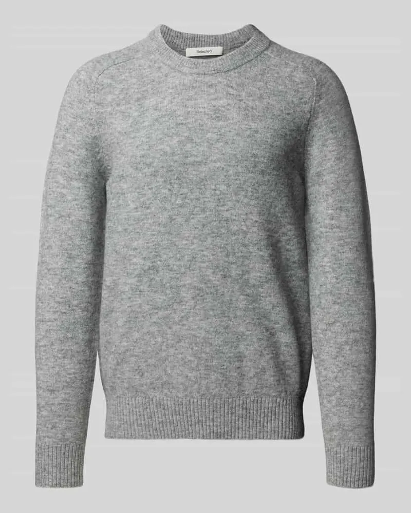 Selected Homme Regular Fit Strickpullover mit Alpaka-Woll-Mix Modell 'RAI 