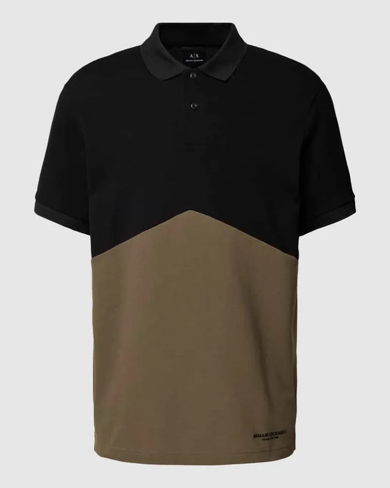 Armani Exchange Poloshirt mit Label-Detail 
