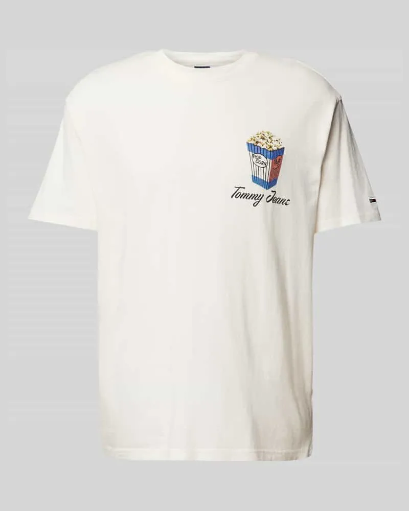 Tommy Hilfiger Relaxed Fit T-Shirt mit Logo-Stitching Modell 'NOVELTY 