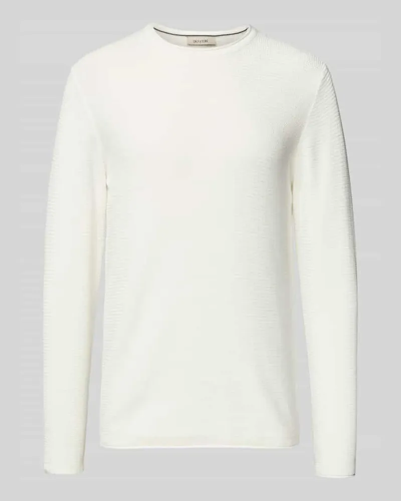 Only & Sons Regular Fit Strickpullover aus reiner Baumwolle Modell 'ERIC 