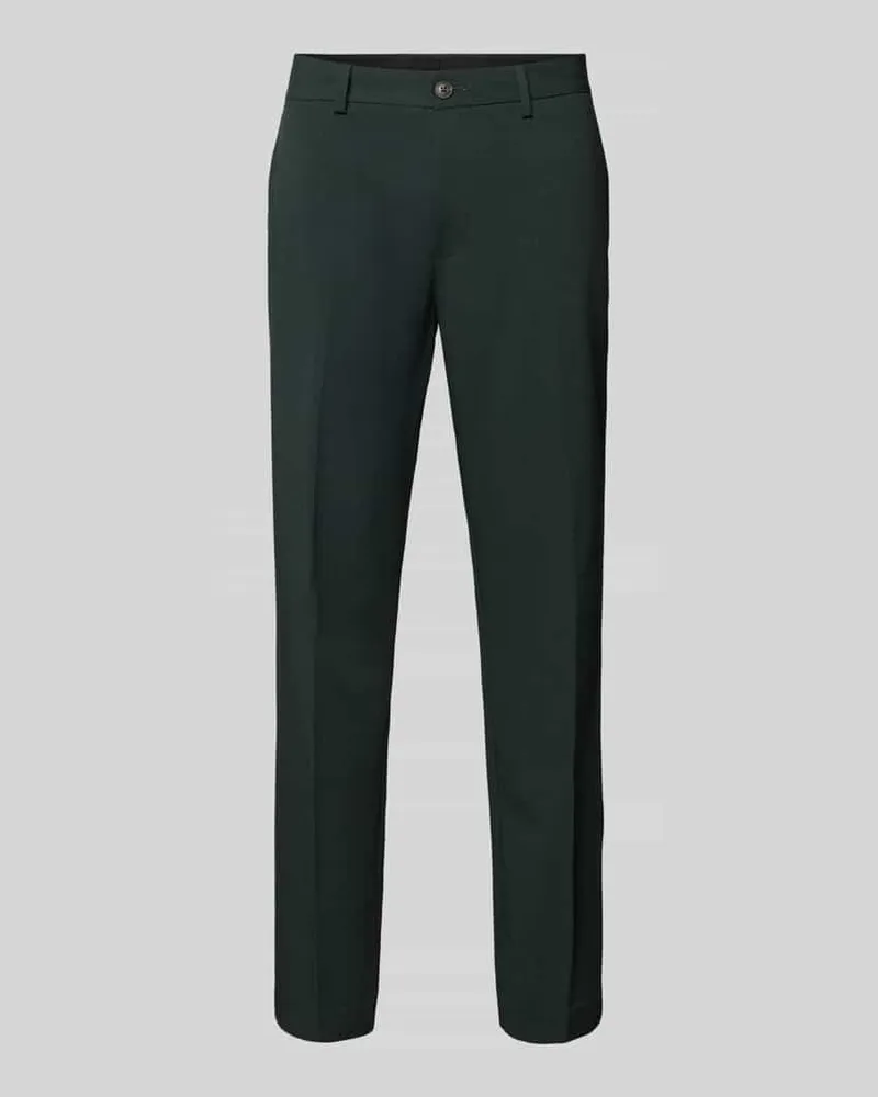 Selected Homme Slim Fit Anzughose mit Knopf- und Reißverschluss 
