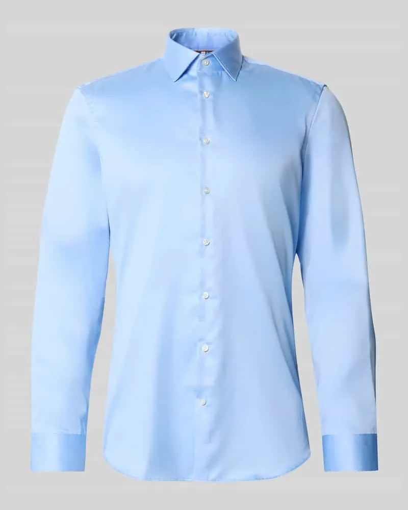 JAKE*S Super Slim Fit Businesshemd mit Kentkragen 