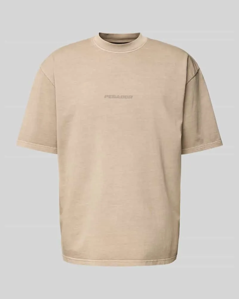 PEGADOR T-Shirt mit Label-Print 