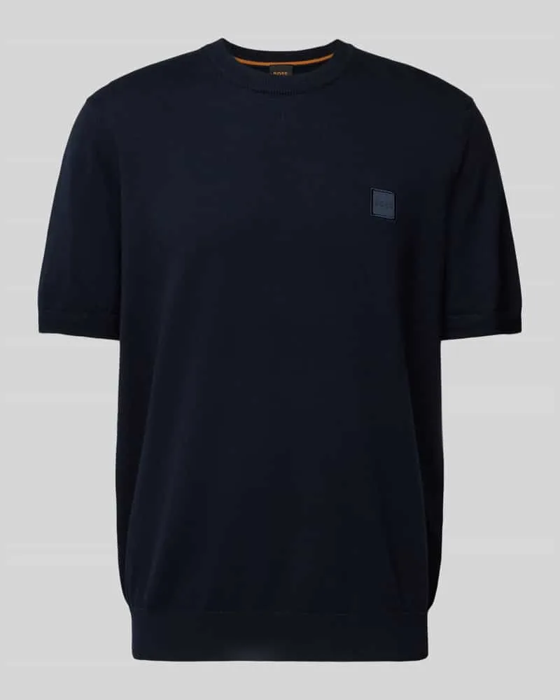 HUGO BOSS T-Shirt aus Baumwoll-Kaschmir-Mix Modell 'Kanache 