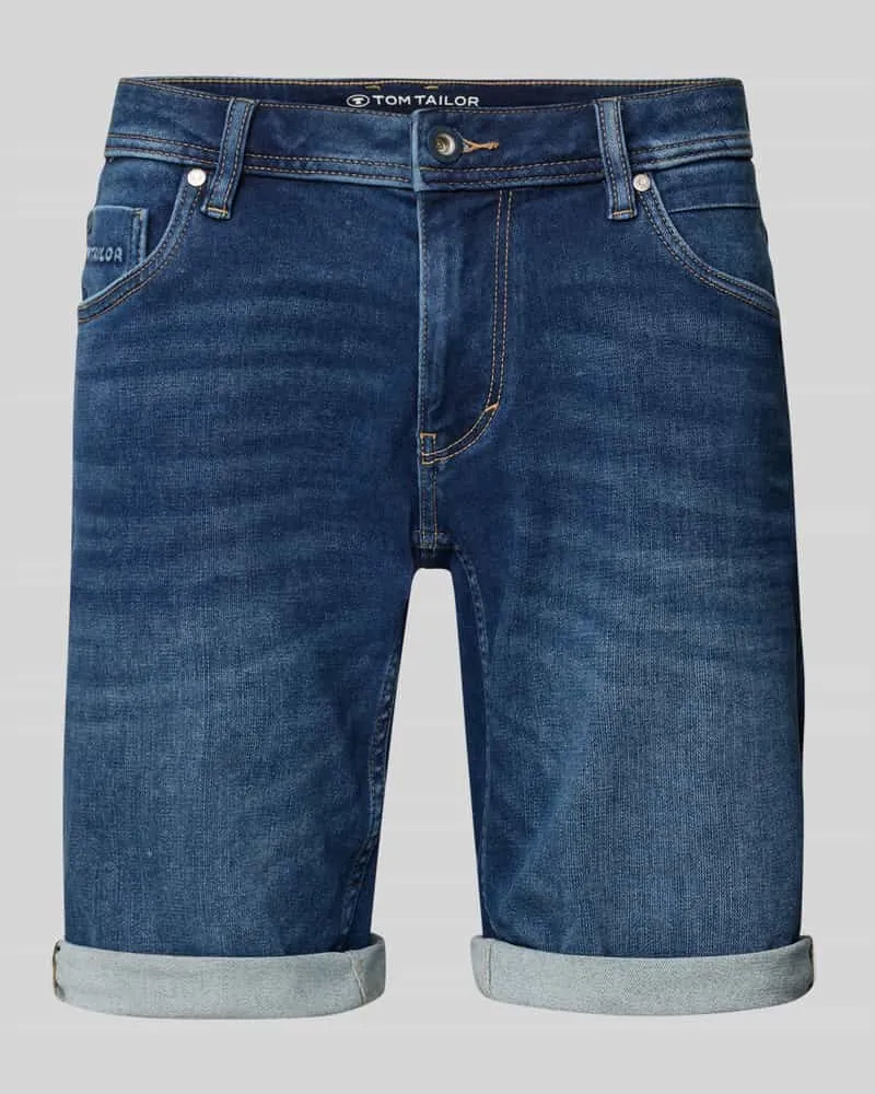Tom Tailor Regular Fit Bermudas mit 5-Pocket-Design 