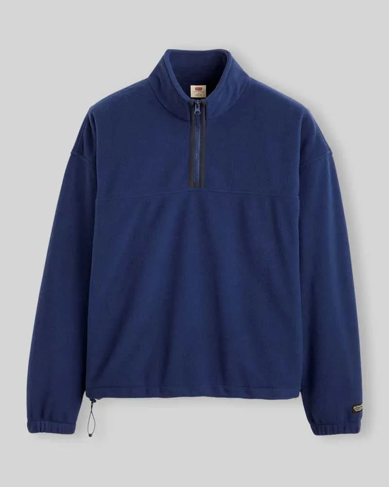 Levi's Relaxed Fit Troyer aus Baumwolle Modell 'REDWOOD Blau