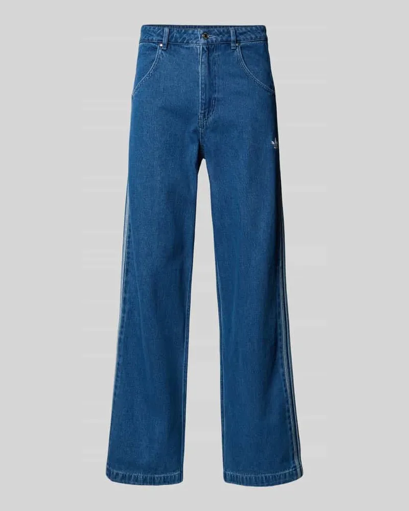 adidas Regular Fit Jeans mit Label-Stitching 