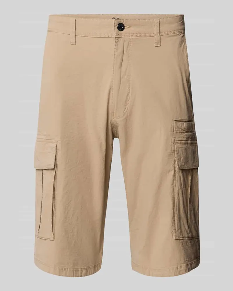S.Oliver Relaxed Fit Cargo-Bermudas aus Baumwoll-Elasthan-Mix 