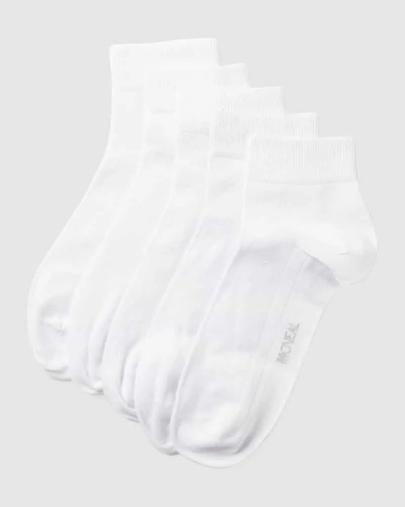 McNeal Socken mit Label-Detail im 5er-Pack Weiss