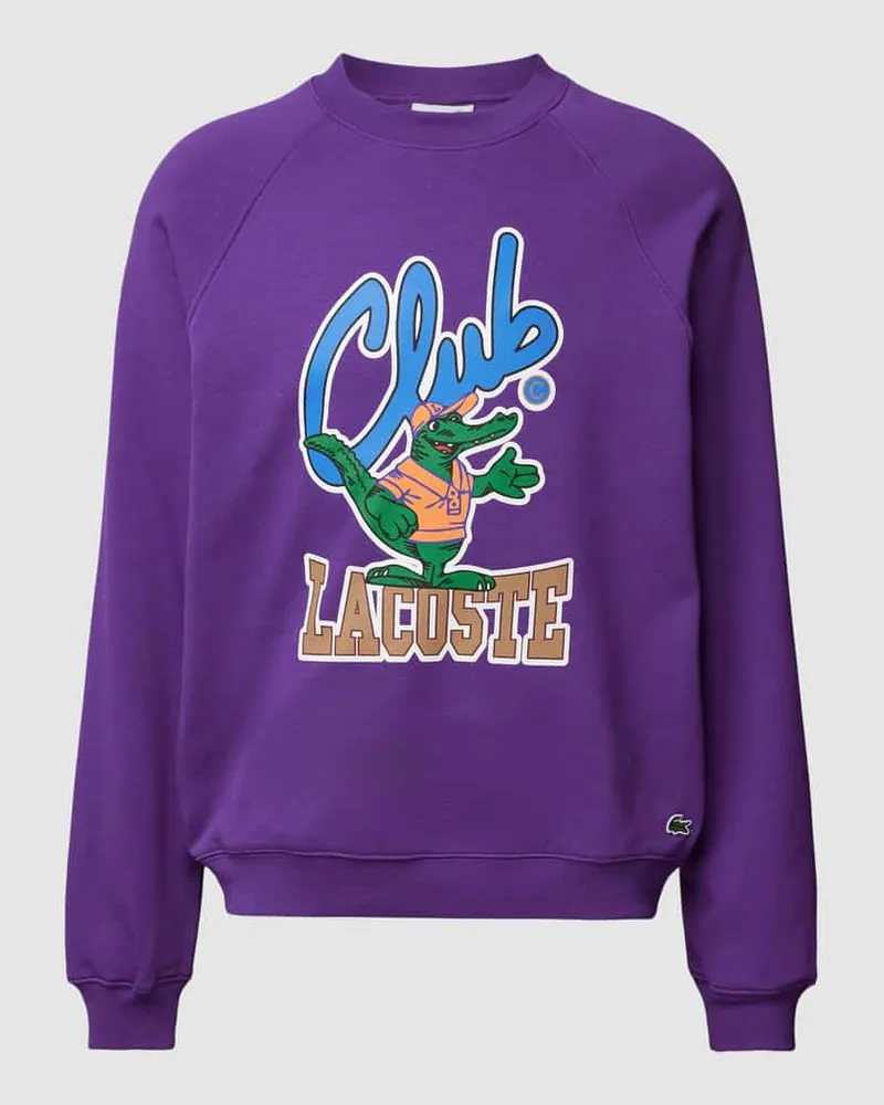 Lacoste Sweatshirt mit Motiv-Print 