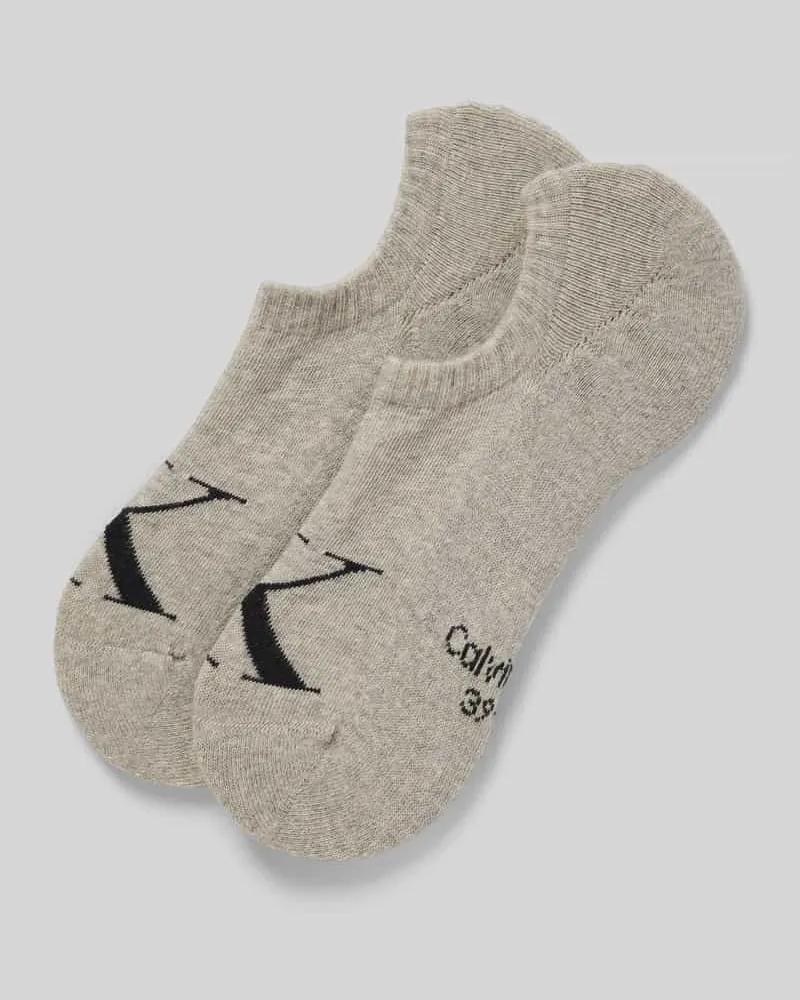 Calvin Klein Sneakersocken mit Logo-Stitching im 2er-Pack 