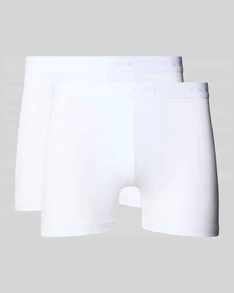 Falke Trunks mit elastischem Logo-Bund Modell 'Daily Comfort Weiss