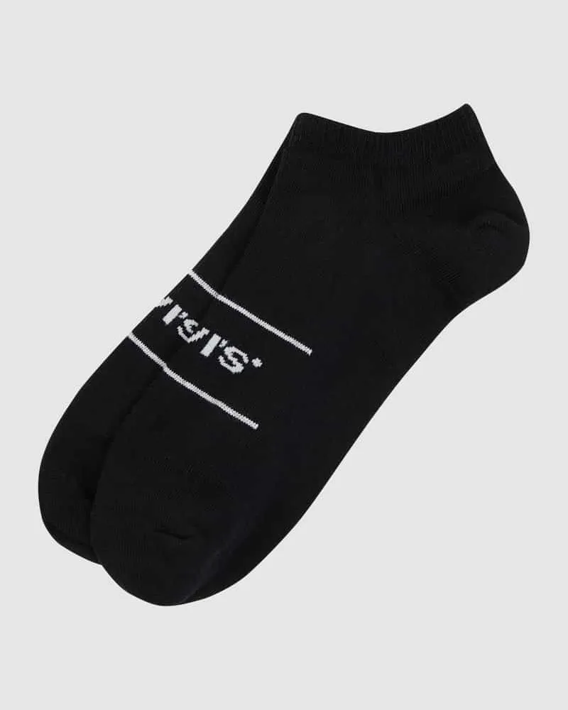 Levi's Sneakersocken mit Label-Detail Black