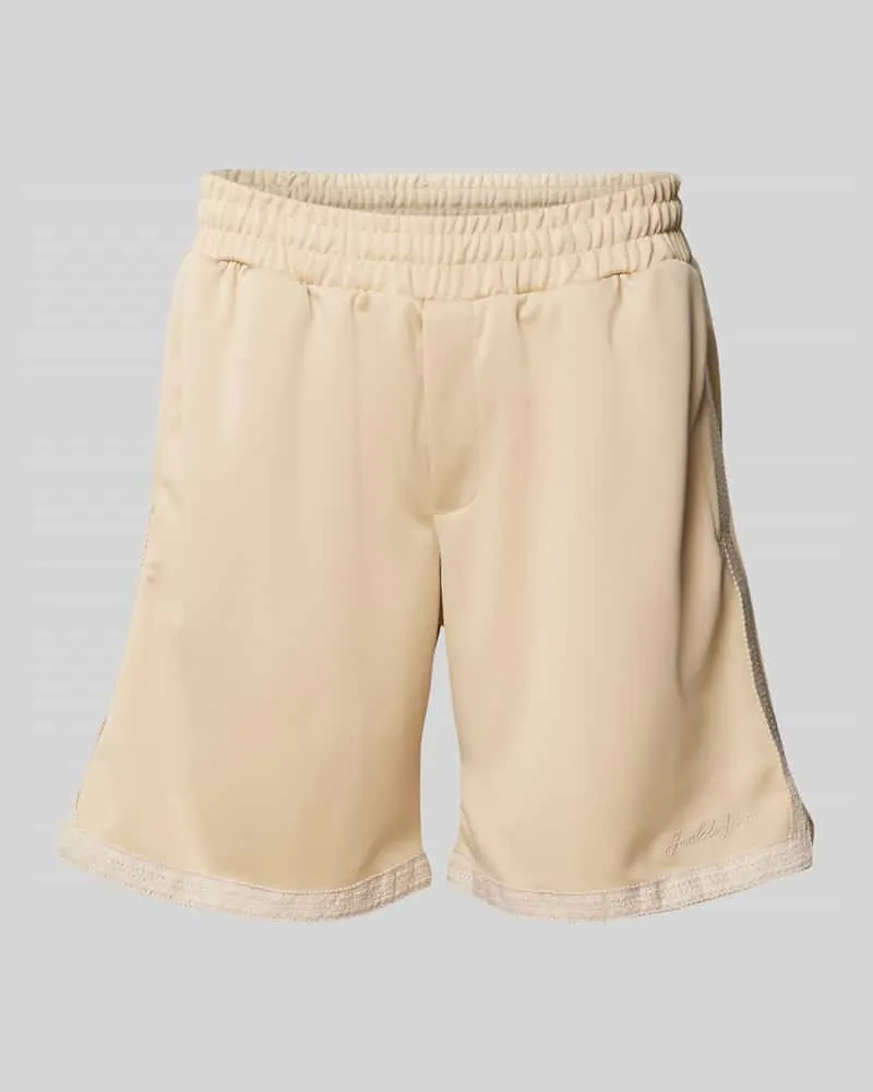 Jack & Jones Shorts mit Label-Stitching Modell 'BILL Beige