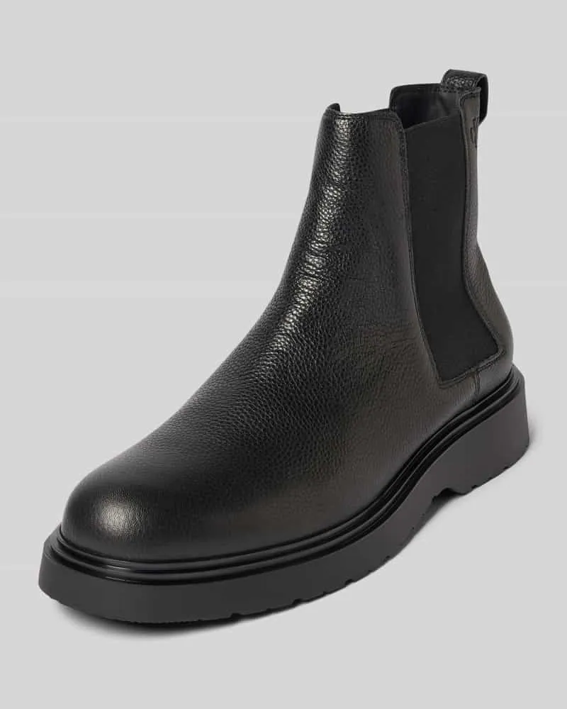 Calvin Klein Chelsea Boots aus Leder mit elastischen Einsätzen 