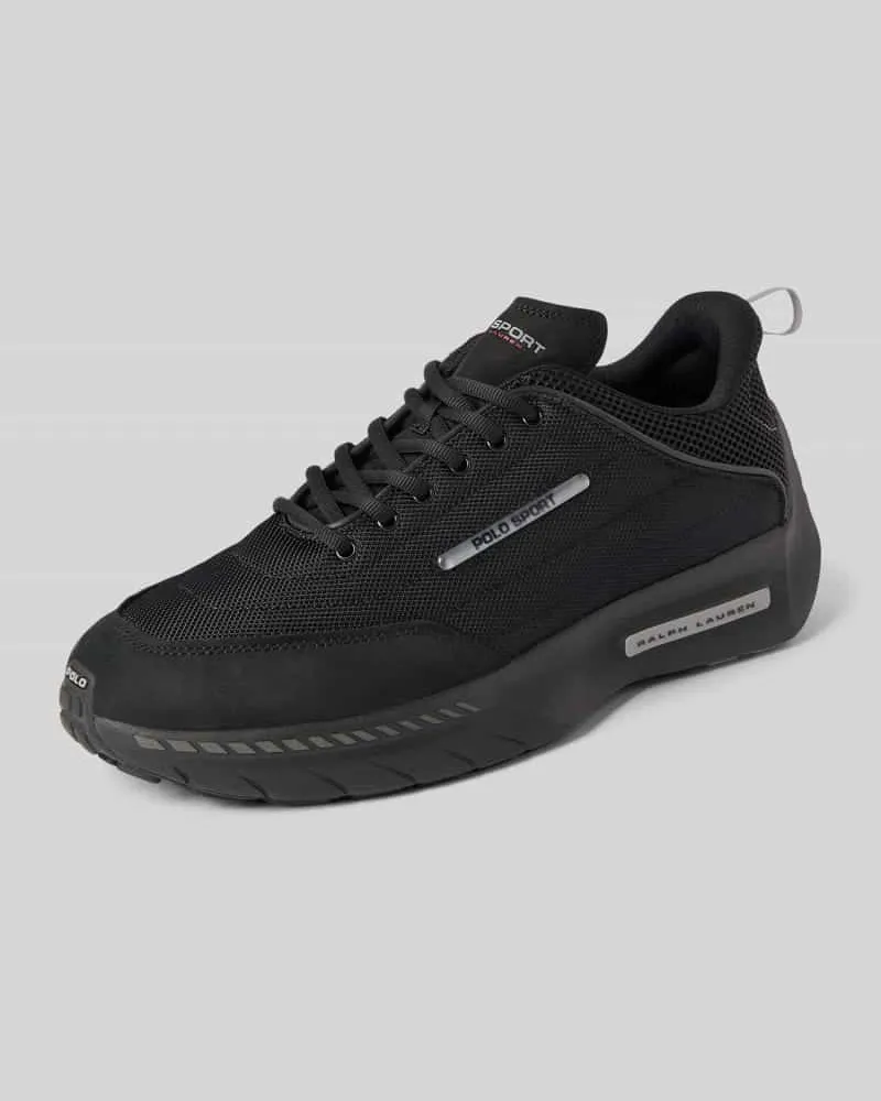 Ralph Lauren Sneaker mit Schnürverschluss Black