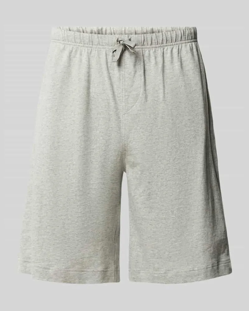 Ralph Lauren Pyjama-Shorts mit elastischem Bund Mittelgrau