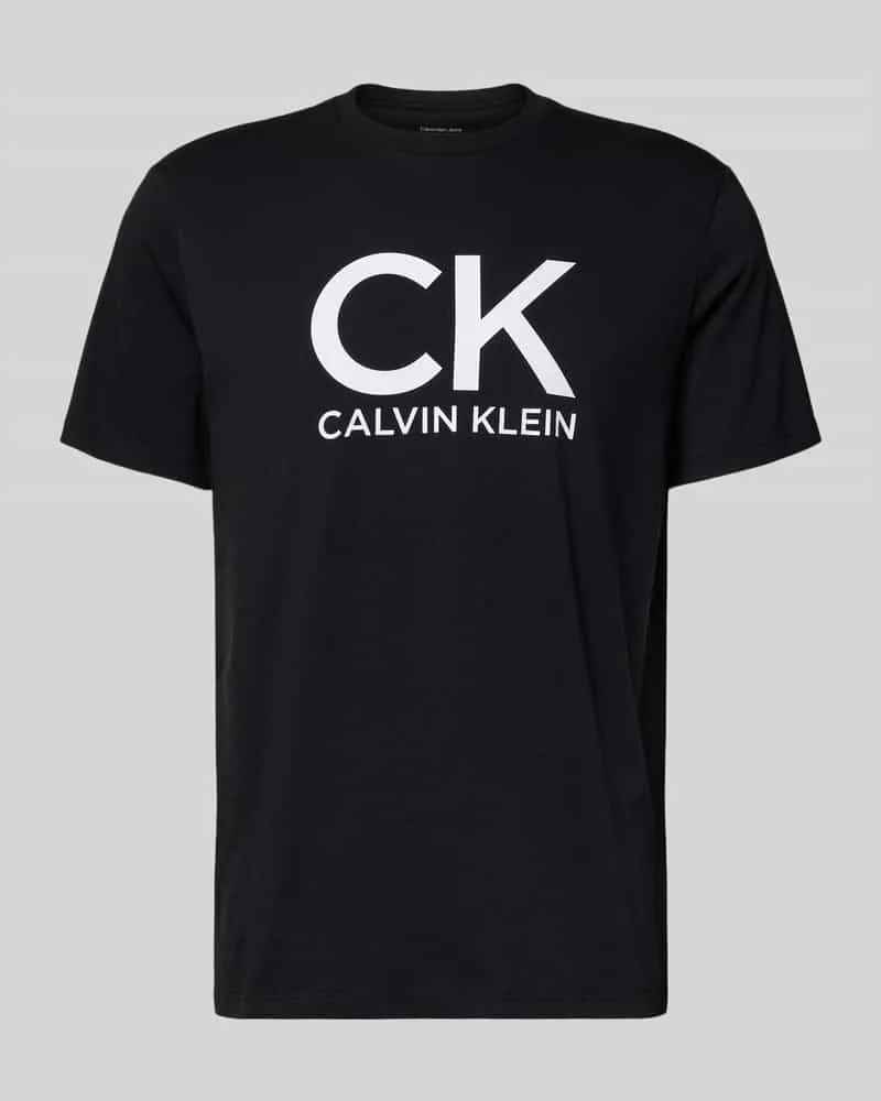 Calvin Klein T-Shirt mit Label-Print 