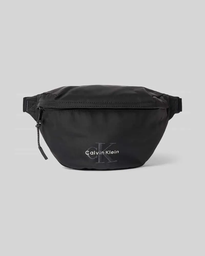 Calvin Klein Bauchtasche mit Label Stitching Modell 'BOLD WAISTBAG Black