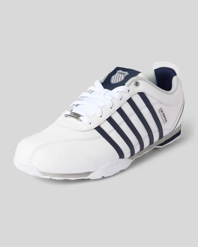 K-Swiss Sneaker aus Leder mit Label-Details Modell 'Arvee 1.5 Weiss