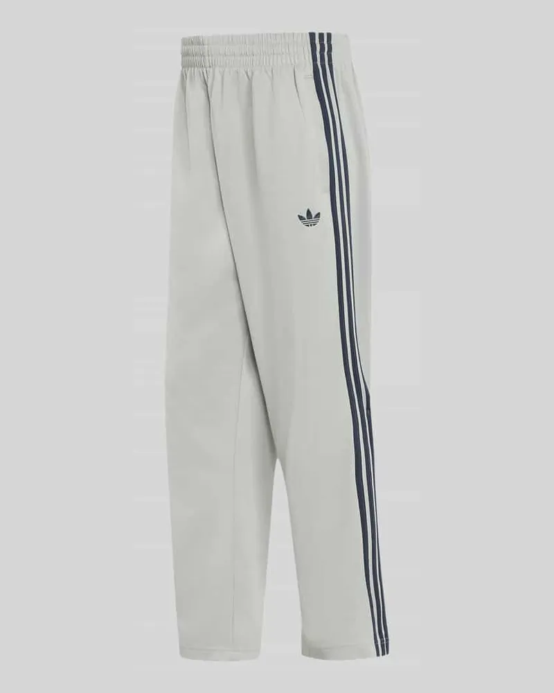 adidas Loose Fit Sweathose aus Baumwoll-Mix Hellgrau