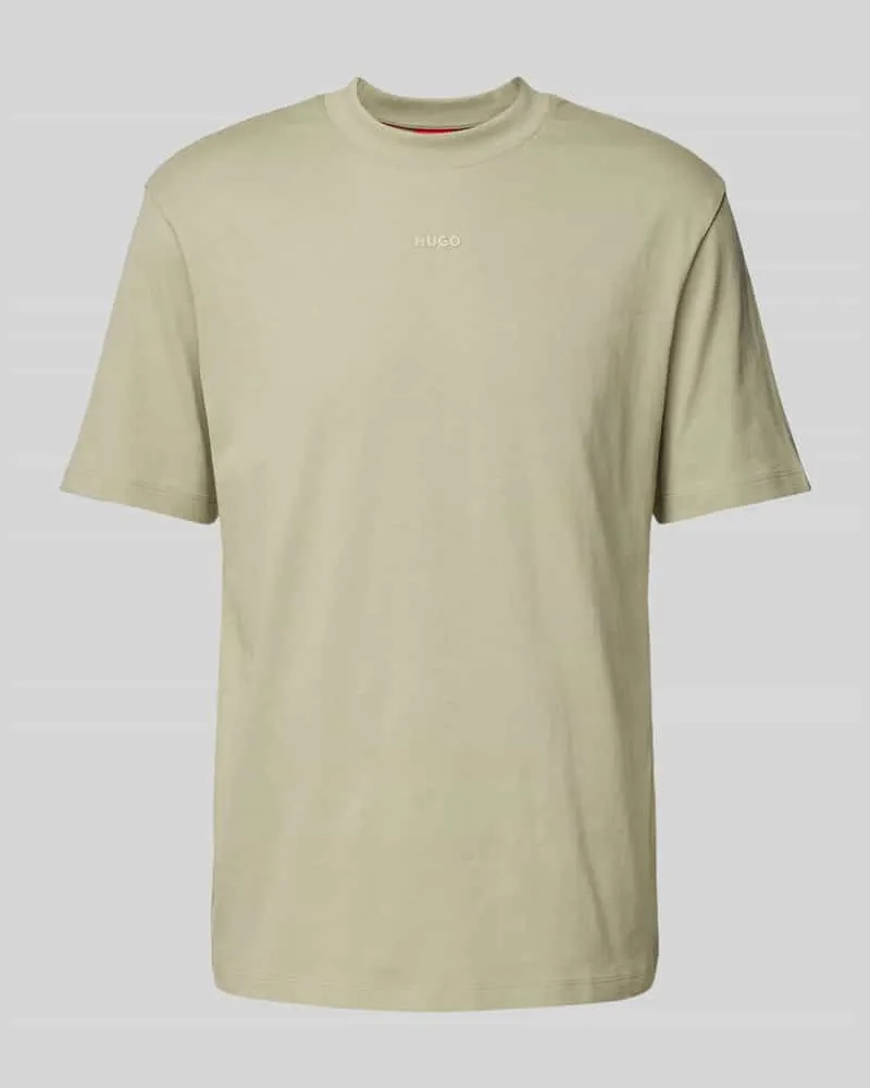 HUGO BOSS T-Shirt mit Rundhalsausschnitt Modell 'Dapolino Hellgruen