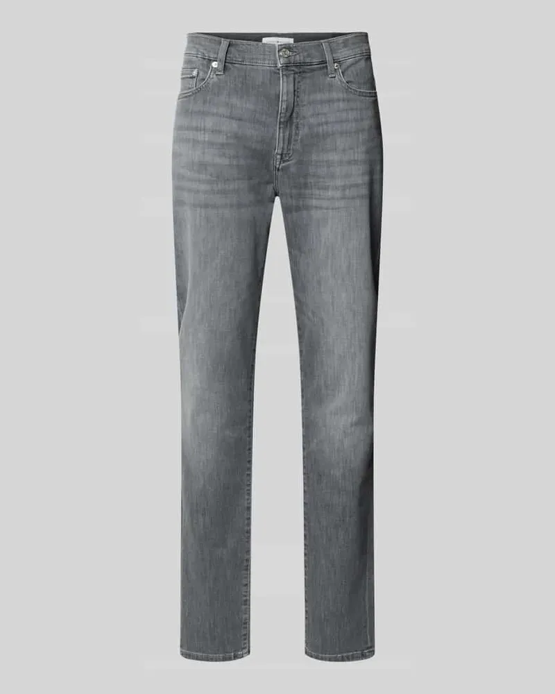 Tommy Hilfiger Slim Fit Jeans aus Baumwoll-Mix Modell 'BLEECKER Hellgrau