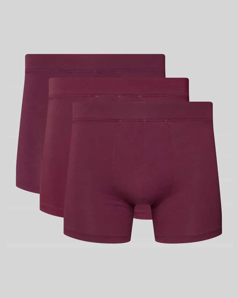 Christian Berg Trunks mit elastischem Bund im 3er-Pack Pflaume