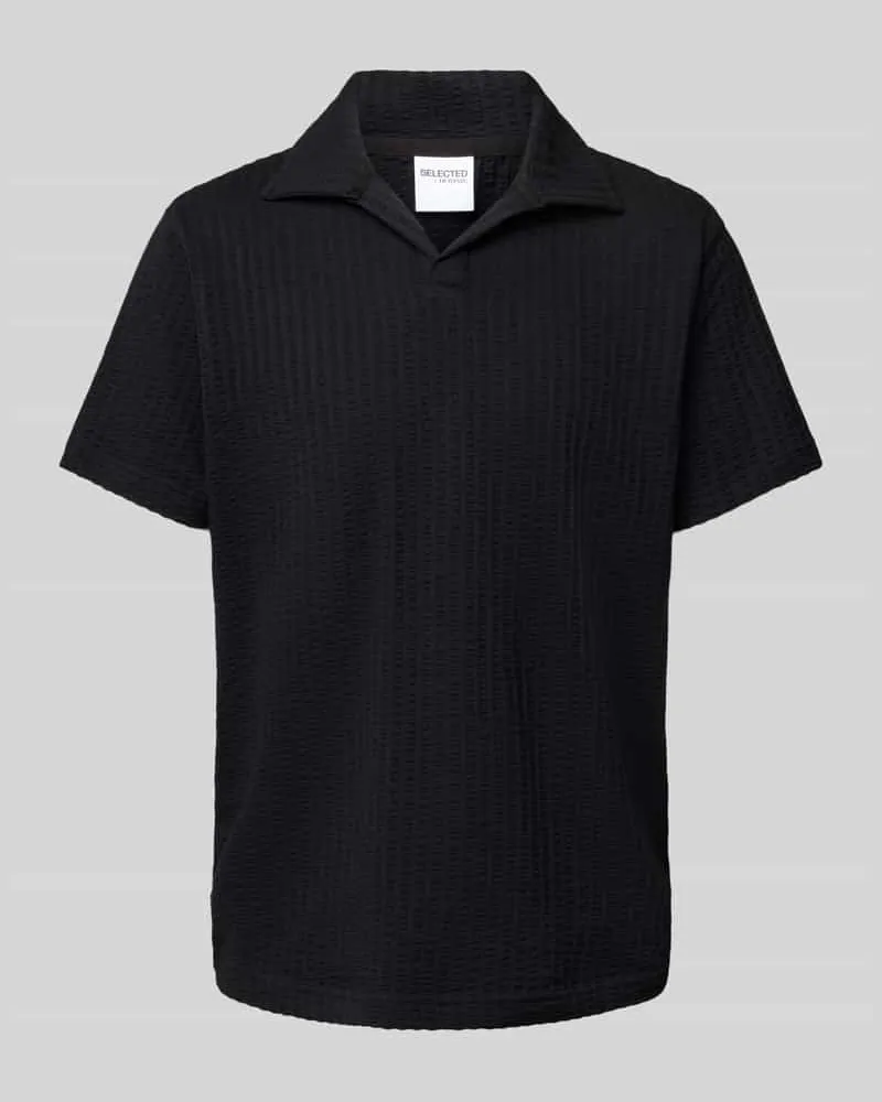 Selected Homme Regular Fit Poloshirt aus Baumwoll-Mix 