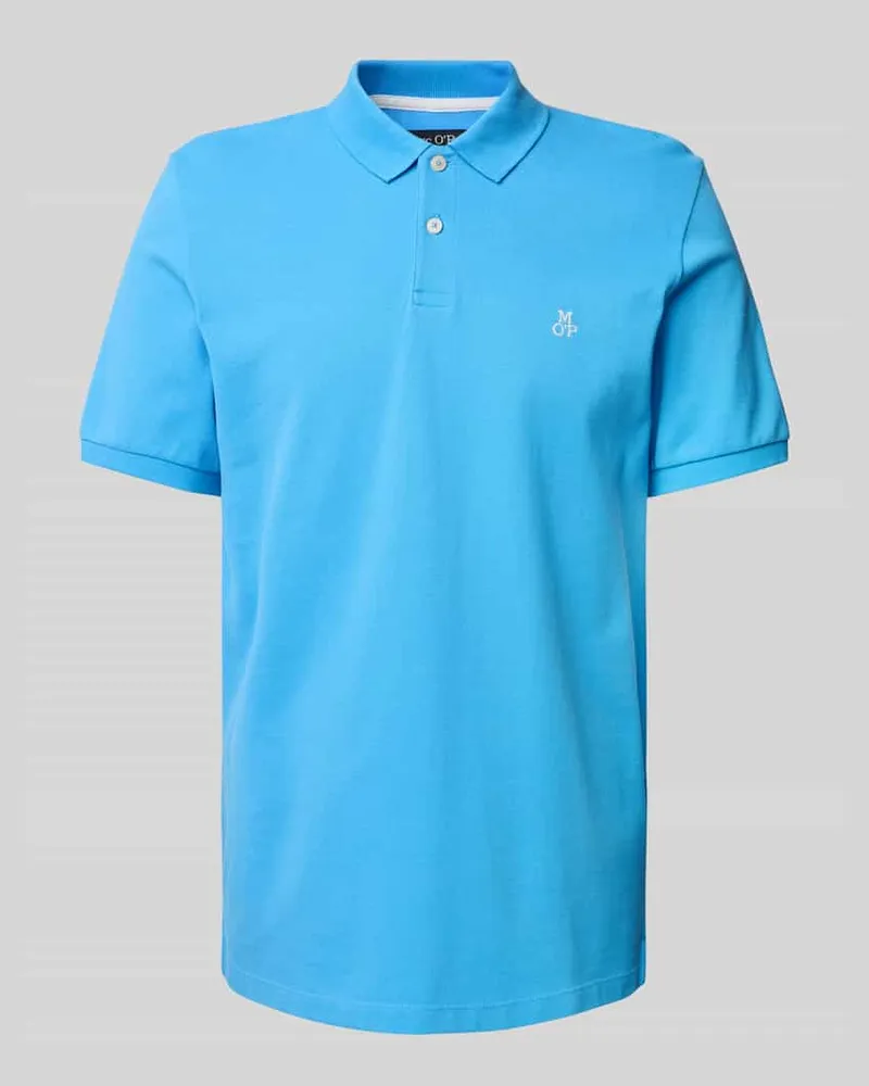 Marc O'Polo Regular Fit Poloshirt aus reiner Baumwolle Tuerkis