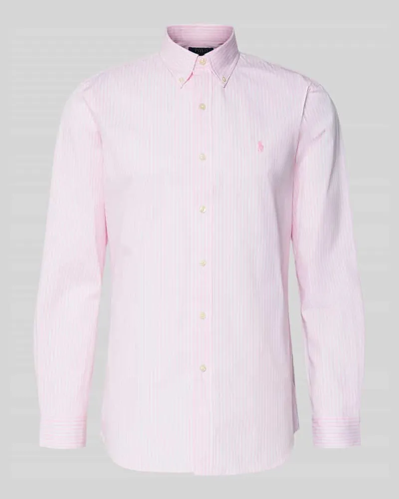 Ralph Lauren Freizeithemd mit Knopfleiste Rosa