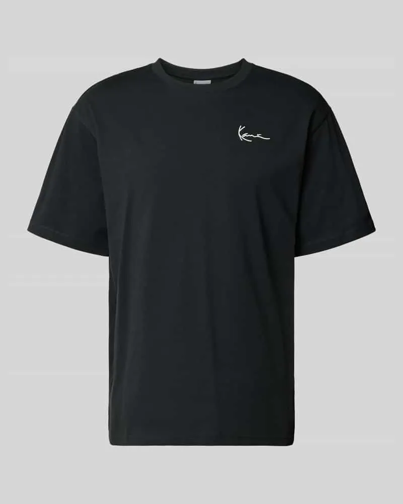 Karl Kani Oversized T-Shirt mit Logo-Stitching Black