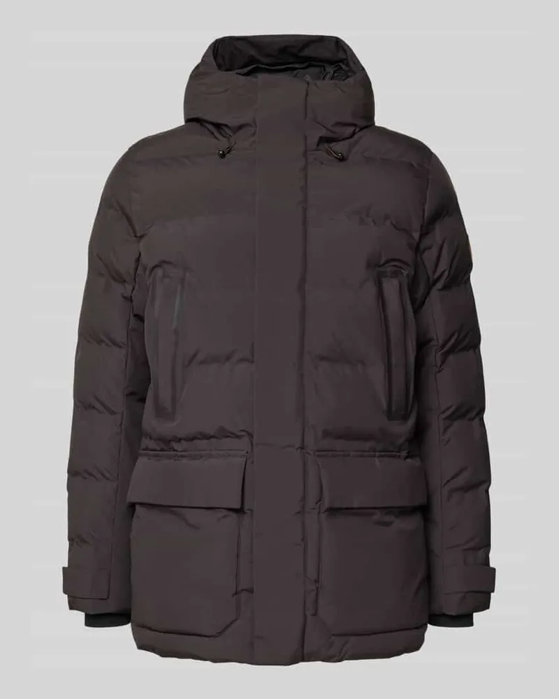 Save The Duck Steppjacke mit Kapuze Modell 'QUINLAN Dunkelbraun