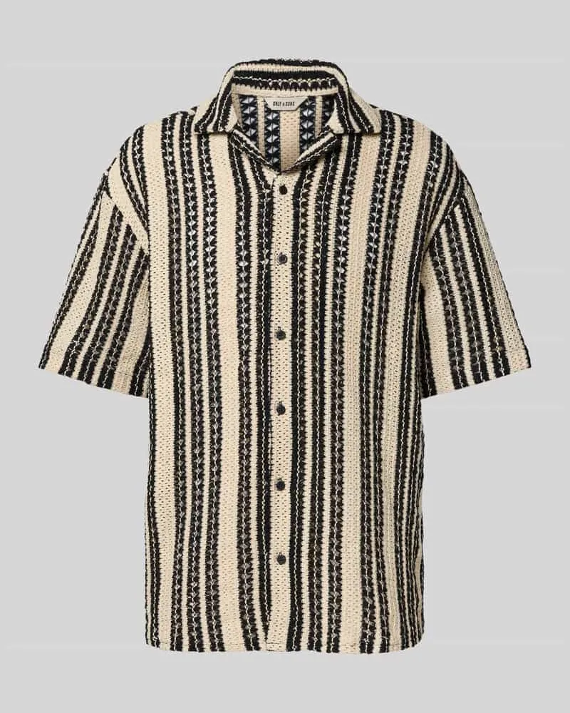 Only & Sons Regular Fit Freizeithemd mit Reverskragen Modell 'DANI 