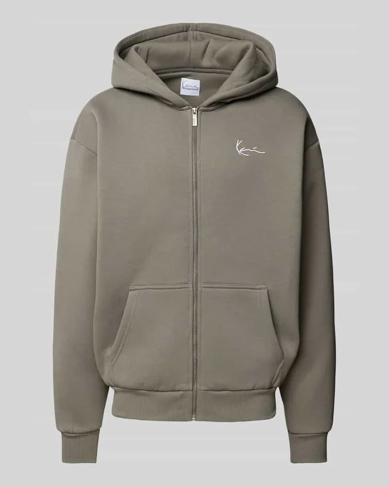 Karl Kani Swetjacke mit Label-Stitching 
