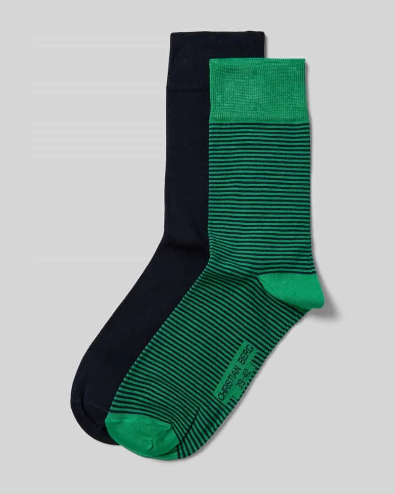 Christian Berg Socken mit Label-Detail 