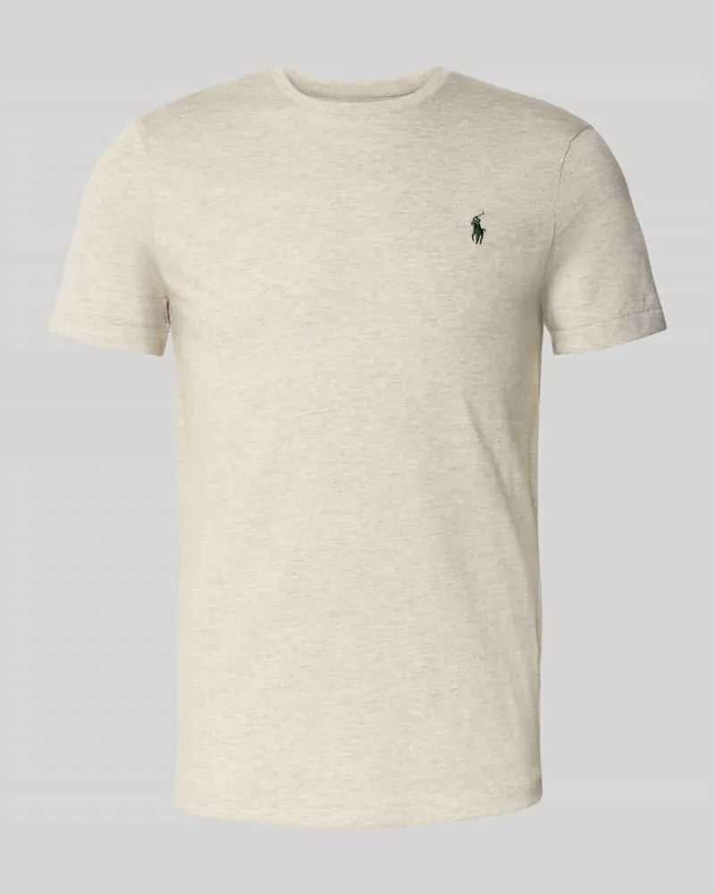 Ralph Lauren Custom Slim Fit T-Shirt mit Label-Stitching 