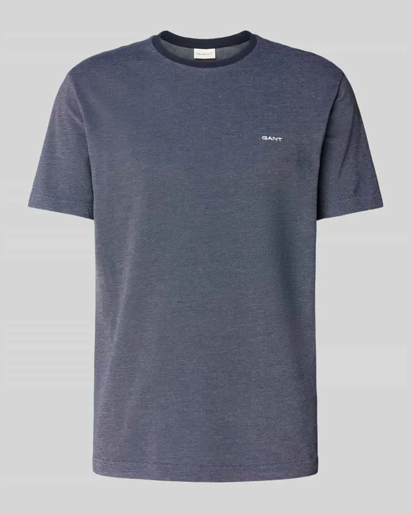 Gant T-Shirt mit Strukturmuster 