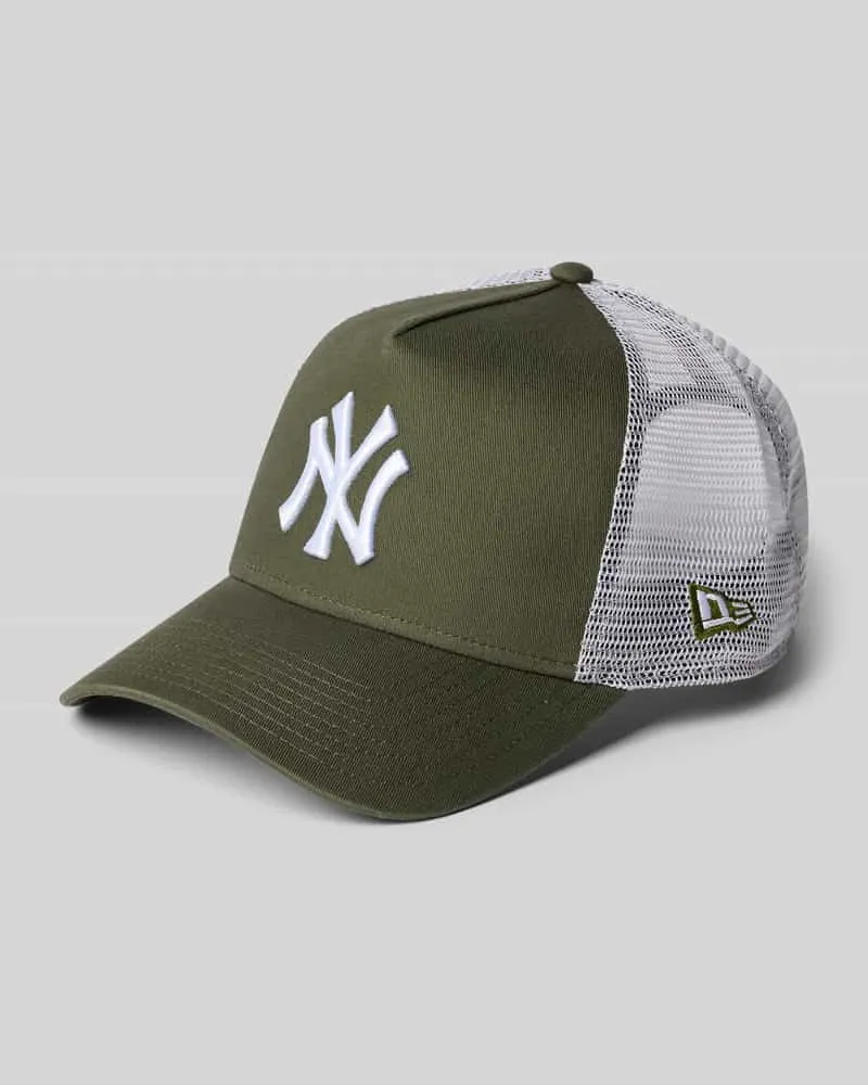 New Era Basecap mit Label-Detail Oliv