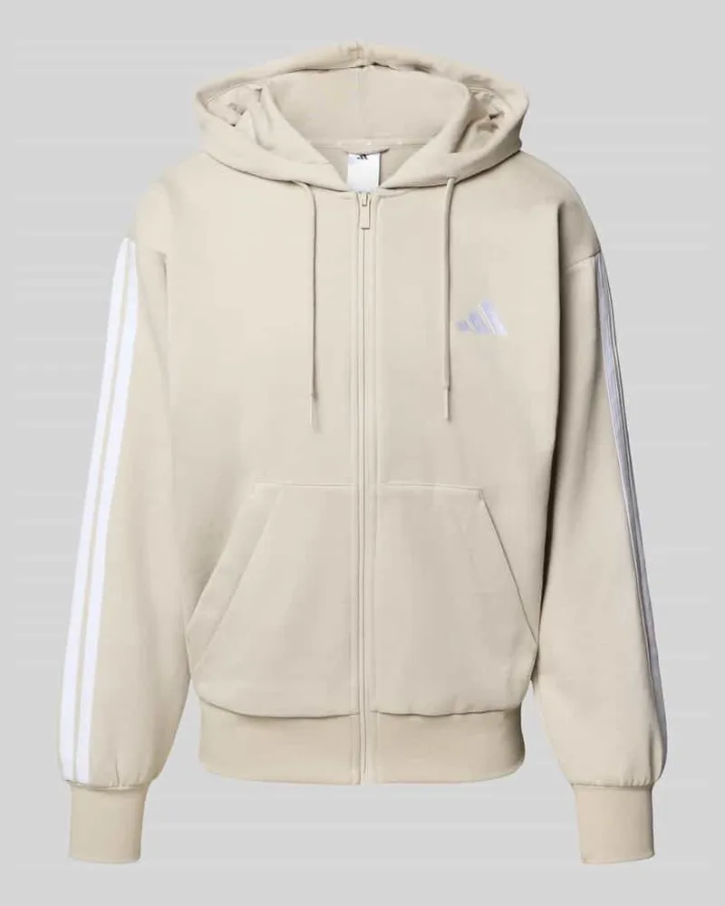 adidas Sweatjacke mit Kapuze und Känguru-Tasche 